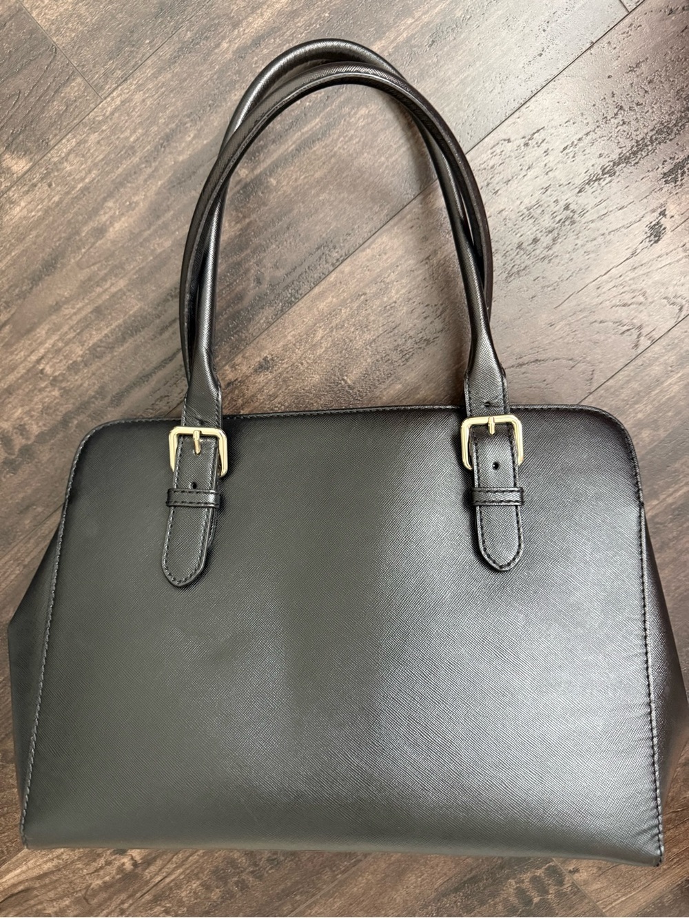 Kate Spade Newbury Lane Miles Black Saffiano Leather Work Tote Bag - Picture 3 of 12